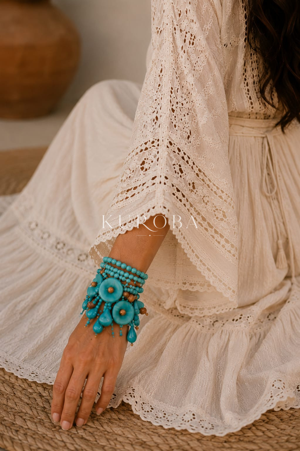 Pulsera Boho Artesanal en Tonos Naturales