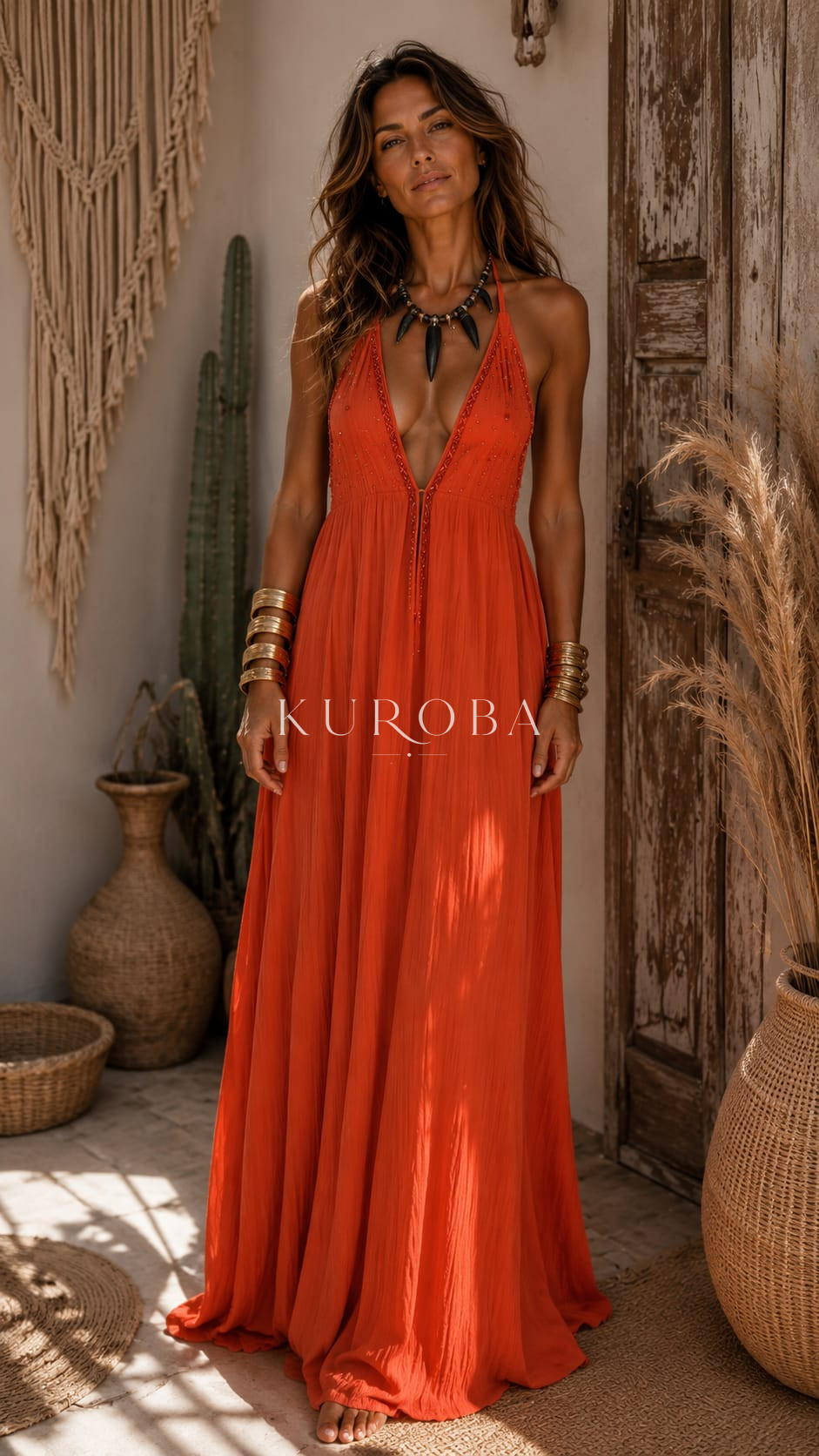 Vestido Solara con Escote Profundo - Imagen 3