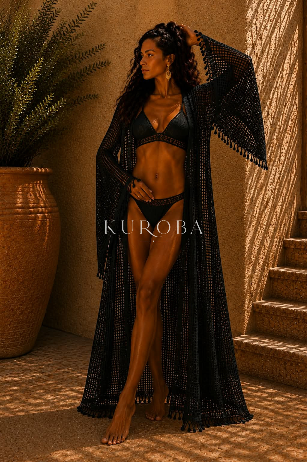 Kimono Mahe Negro - Imagen 4