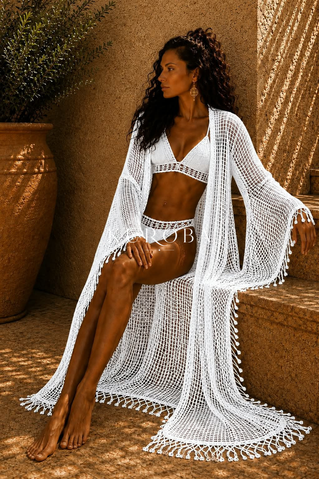 Kimono Mahe Blanco
