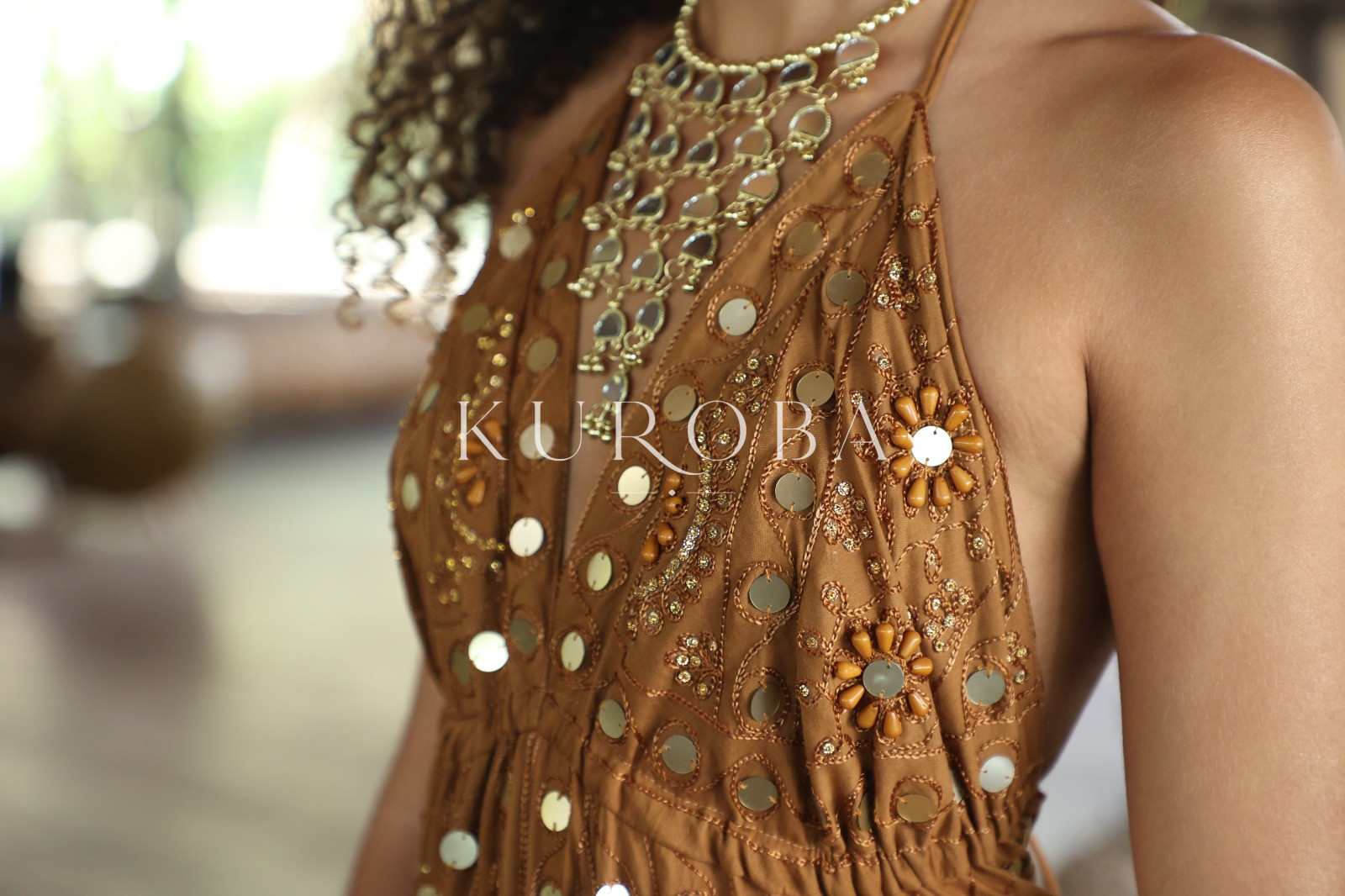 Vestido Joya Ámbar de Algodón - Imagen 4
