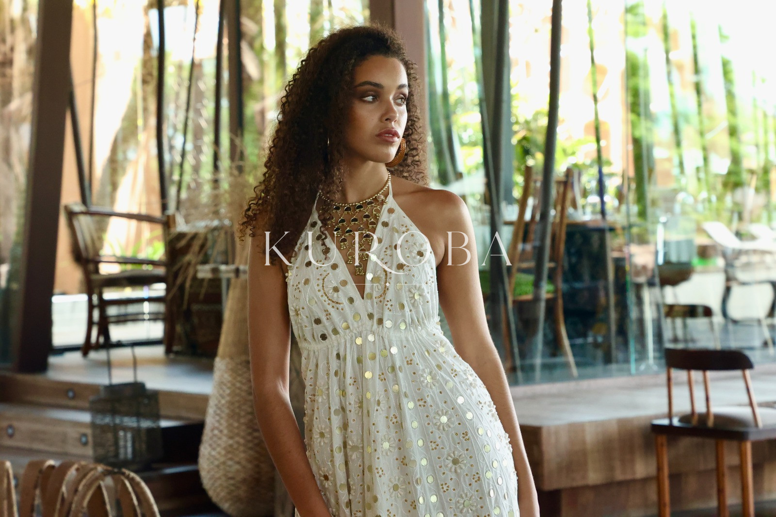 Vestido Joya Solara con Espalda Descubierta - Imagen 4